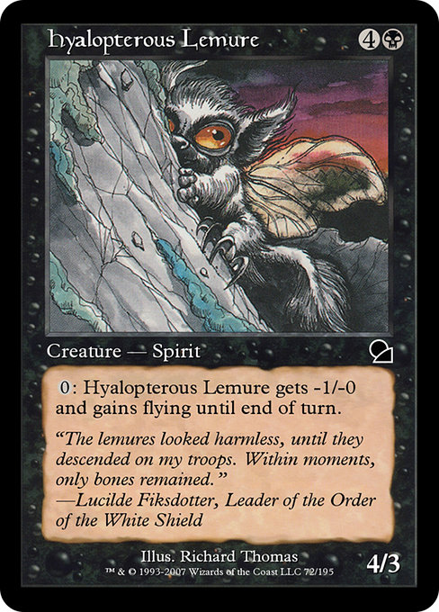 Hyalopterous Lemure - Masters Edition Common Card