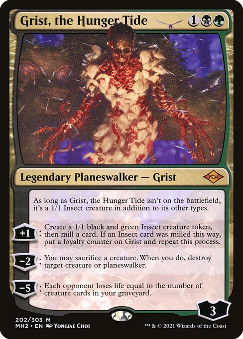 Grist, the Hunger Tide - Modern Horizons 2 Mythic Card