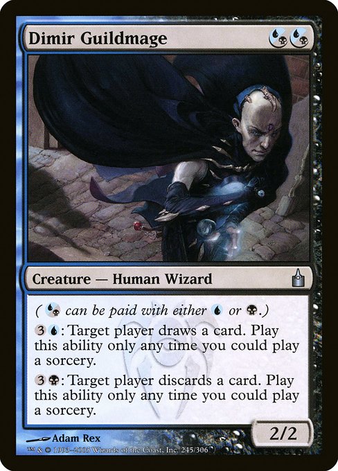 Dimir Guildmage - Ravnica: City of Guilds Uncommon Card