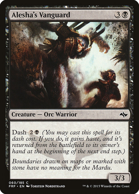 Alesha's Vanguard - Fate Reforged Common Card