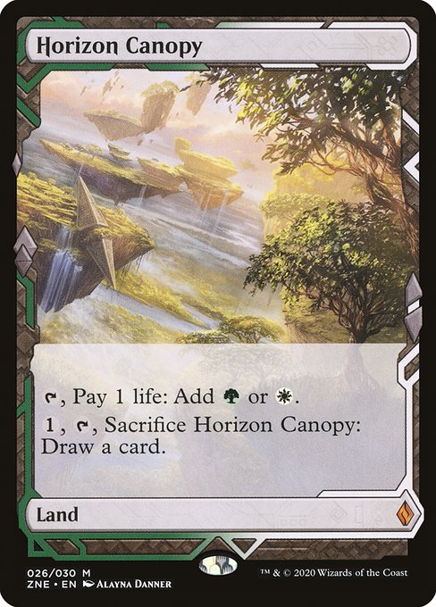 Horizon Canopy - Zendikar Rising Expeditions Mythic Card