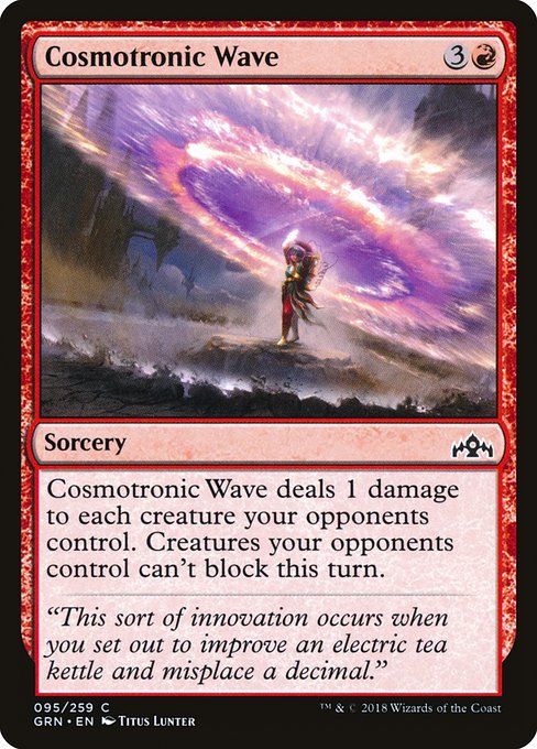 Cosmotronic Wave - Guilds of Ravnica Common Card