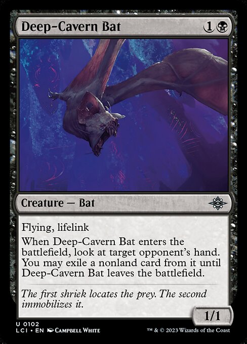Deep-Cavern Bat - The Lost Caverns of Ixalan Uncommon Card