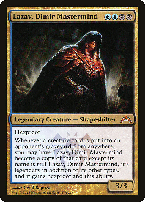 Lazav, Dimir Mastermind - Gatecrash Mythic Card