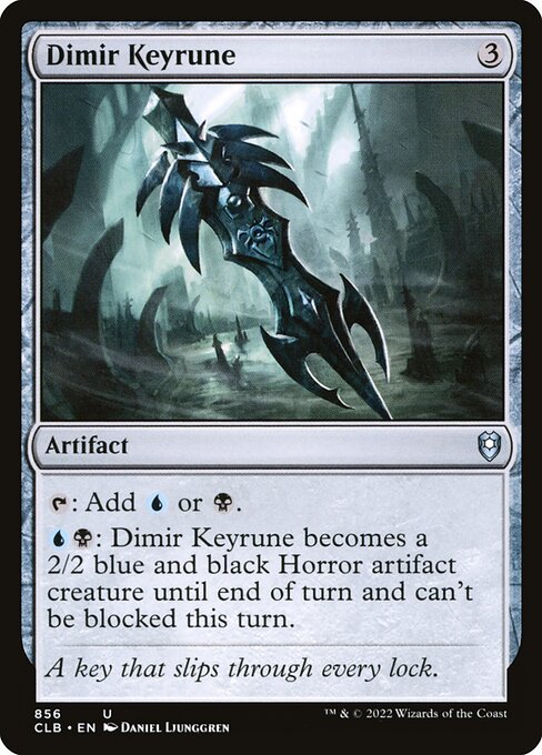 Dimir Keyrune - Commander Legends: Battle for Baldur's Gate Uncommon Card