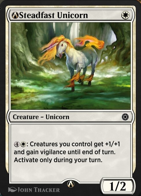 A-Steadfast Unicorn - Alchemy Horizons: Baldur's Gate Common Card