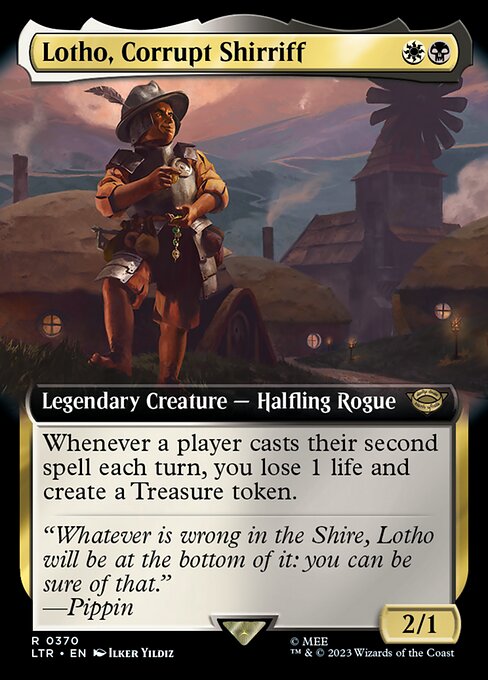 Lotho, Corrupt Shirriff - The Lord of the Rings: Tales of Middle-earth Rare Card