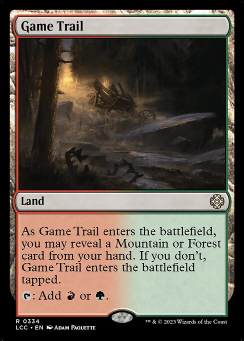 Game Trail - The Lost Caverns of Ixalan Commander Rare Card