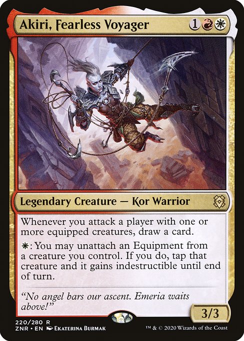 Akiri, Fearless Voyager - Zendikar Rising Rare Card