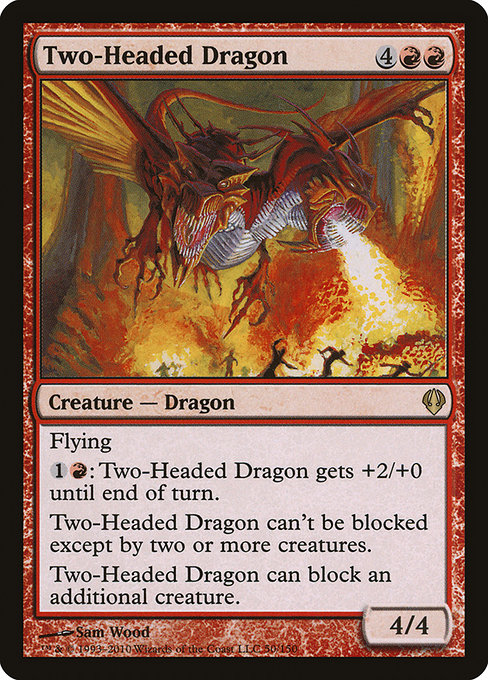 Two-Headed Dragon - Archenemy Rare Card