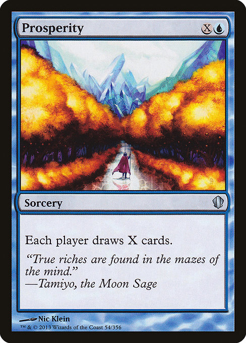 Prosperity - Commander 2013 Uncommon Card