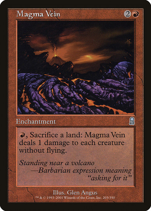Magma Vein - Odyssey Uncommon Card