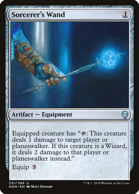 Sorcerer's Wand - Dominaria Uncommon Card