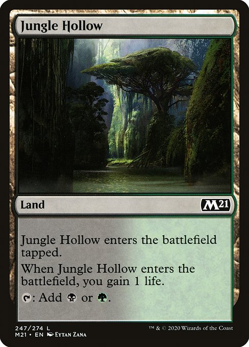 Jungle Hollow - Core Set 2021 Common Card