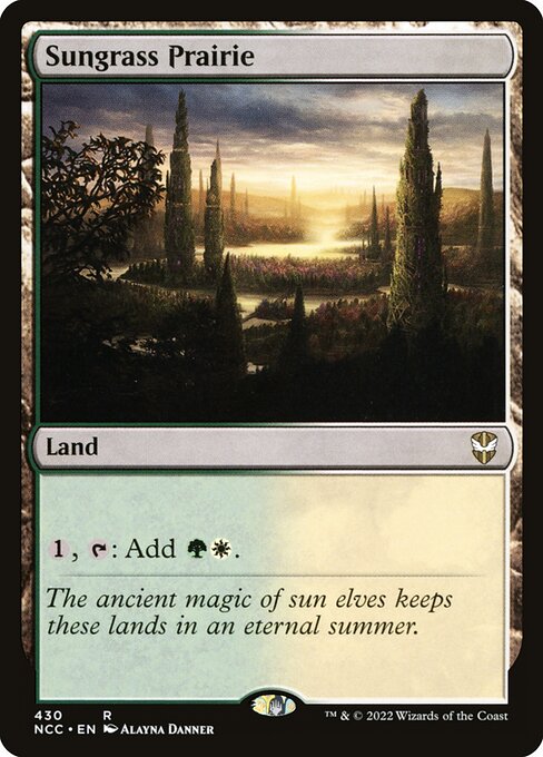 Sungrass Prairie - New Capenna Commander Rare Card
