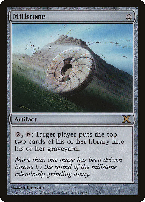 Millstone - Tenth Edition Rare Card