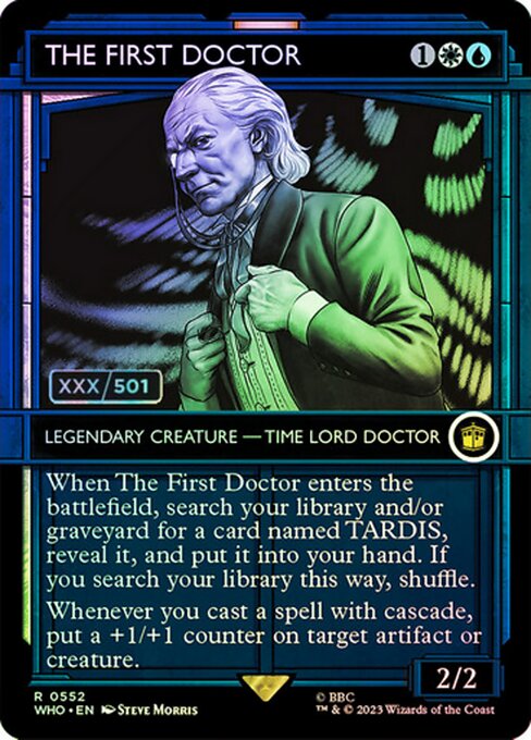 The First Doctor - Doctor Who Rare Card