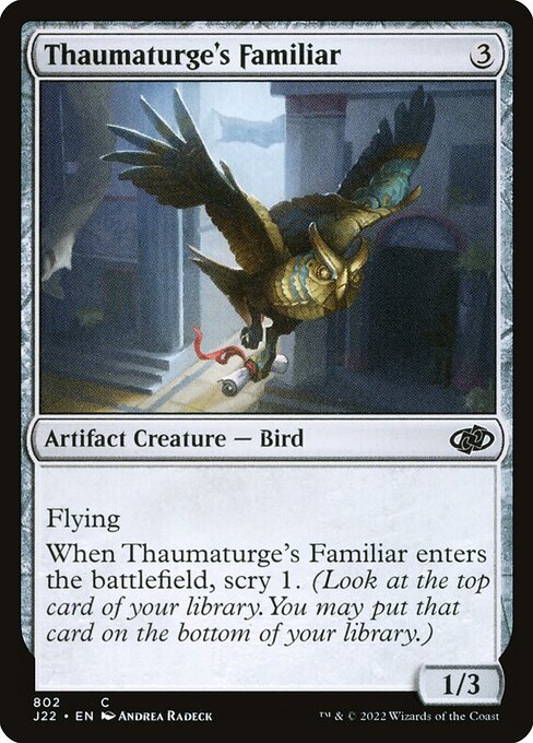 Thaumaturge's Familiar - Jumpstart 2022 Common Card