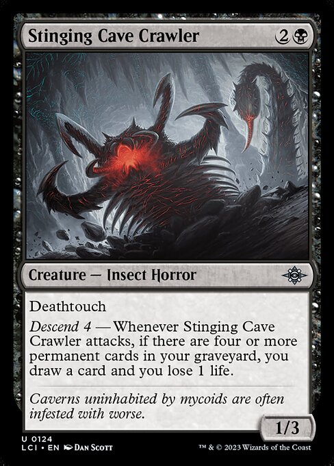 Stinging Cave Crawler - The Lost Caverns of Ixalan Uncommon Card