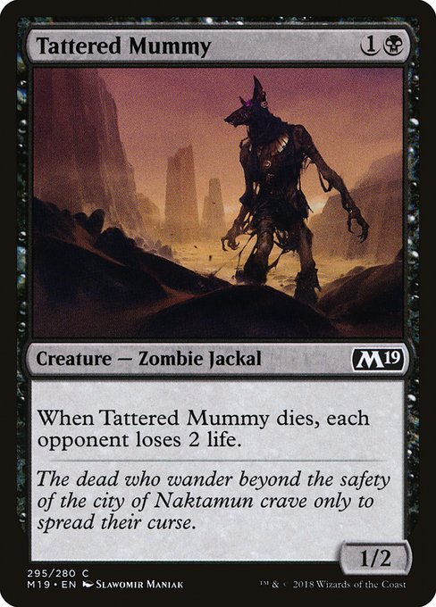 Tattered Mummy - Core Set 2019 Common Card