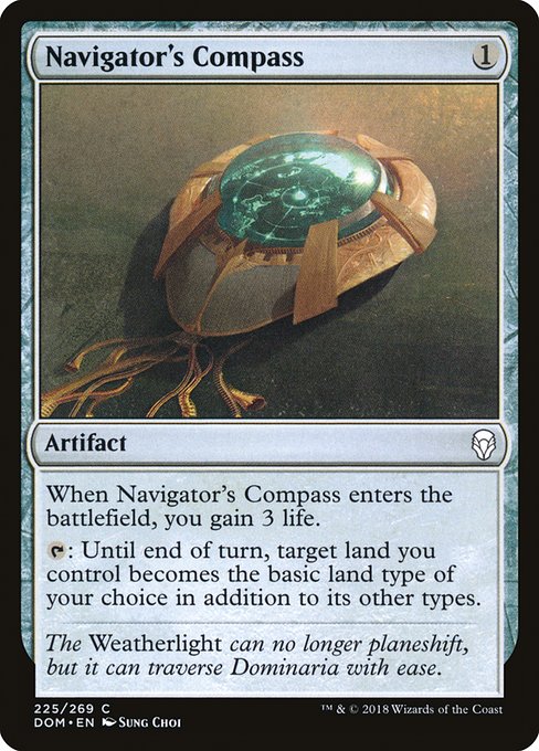 Navigator's Compass - Dominaria Common Card