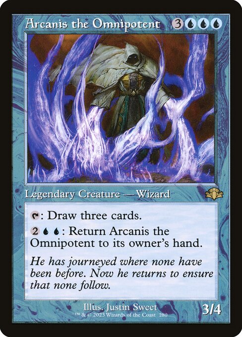 Arcanis the Omnipotent - Dominaria Remastered Rare Card