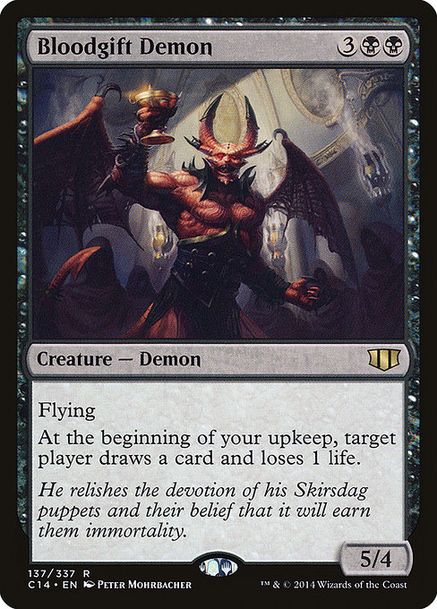 Bloodgift Demon - Commander 2014 Rare Card