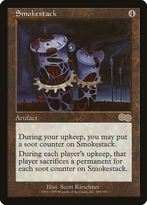 Smokestack - Urza's Saga Rare Card
