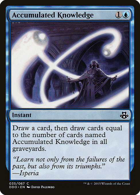 Accumulated Knowledge - Duel Decks: Elspeth vs. Kiora Common Card