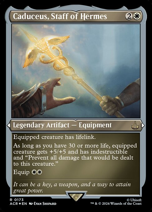 Caduceus, Staff of Hermes - Assassin's Creed Rare Card