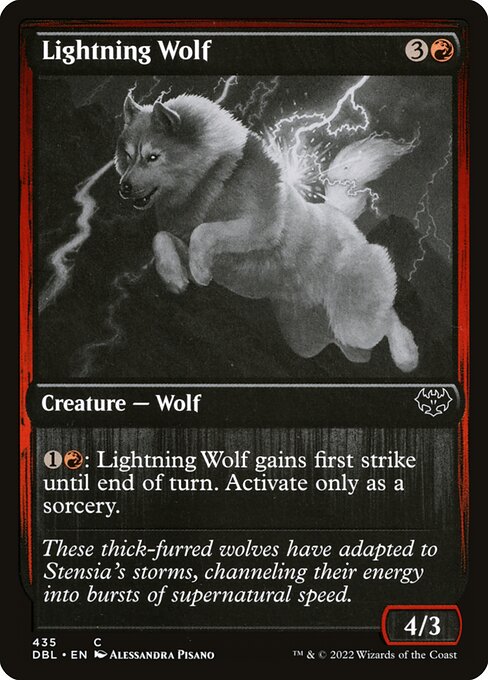 Lightning Wolf - Innistrad: Double Feature Common Card