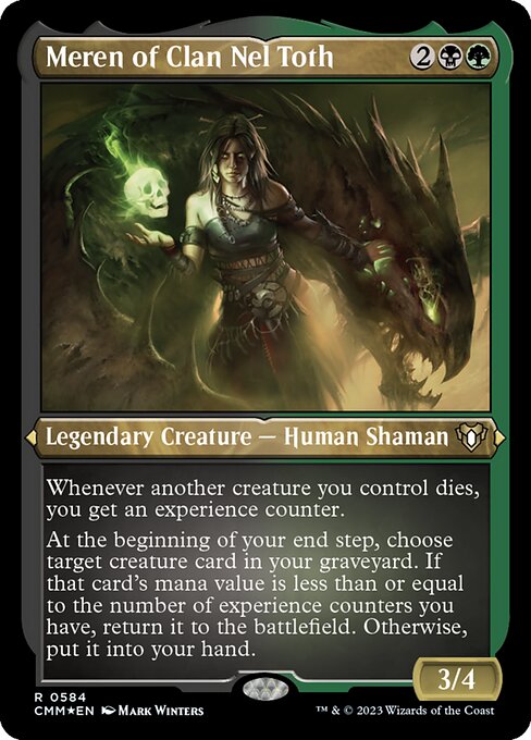Meren of Clan Nel Toth - Commander Masters Rare Card
