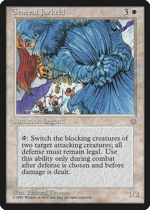 General Jarkeld - Ice Age Rare Card