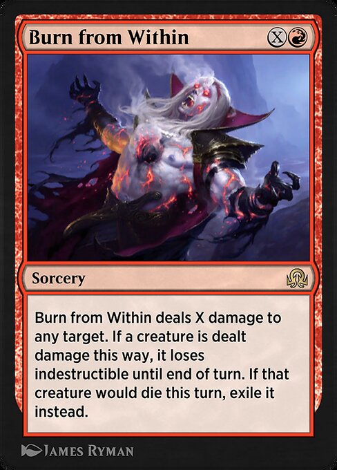 Burn from Within - Shadows over Innistrad Remastered Rare Card