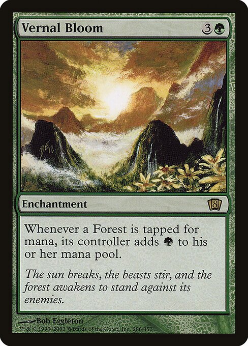 Vernal Bloom - Eighth Edition Rare Card