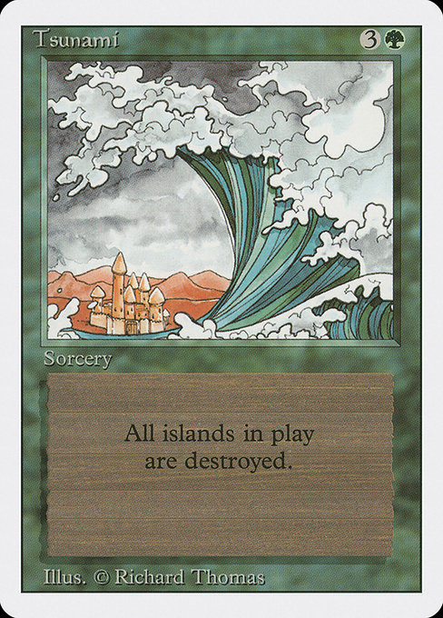 Tsunami - Revised Edition Uncommon Card