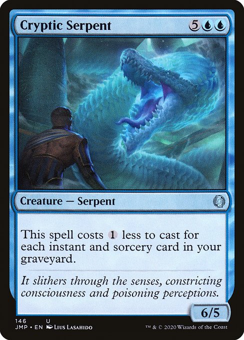 Cryptic Serpent - Jumpstart Uncommon Card