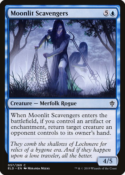 Moonlit Scavengers - Throne of Eldraine Common Card