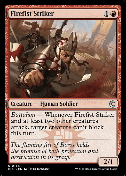 Firefist Striker - Ravnica: Clue Edition Uncommon Card