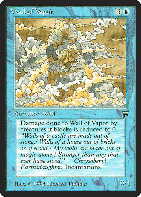 Wall of Vapor - Legends Common Card