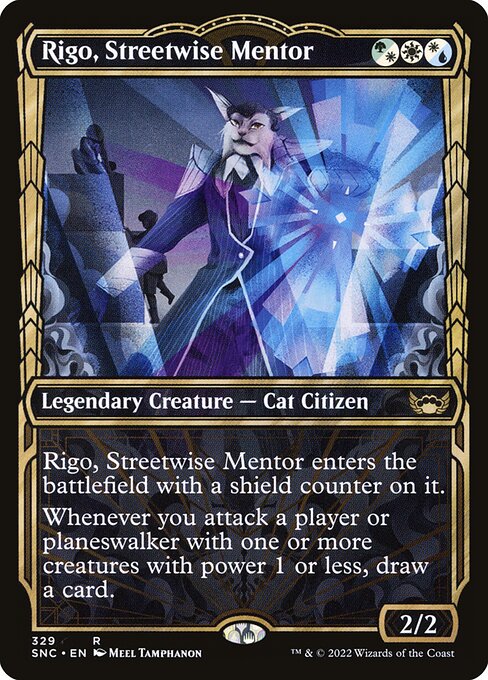 Rigo, Streetwise Mentor - Streets of New Capenna Rare Card