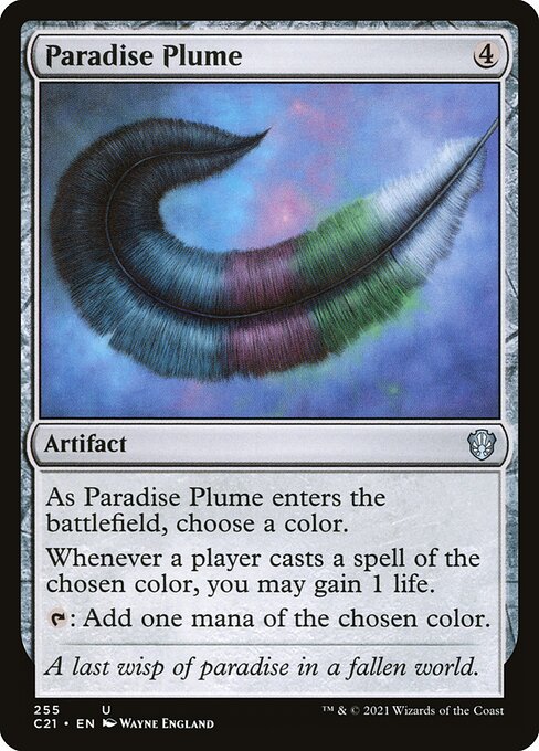 Paradise Plume - Commander 2021 Uncommon Card