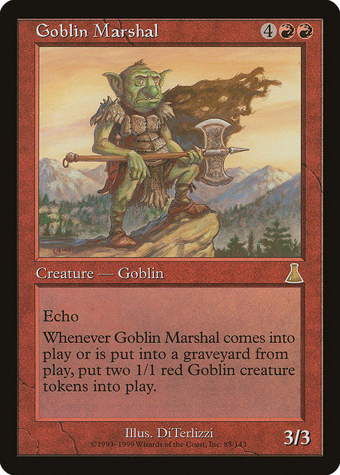 Goblin Marshal - Urza's Destiny Rare Card