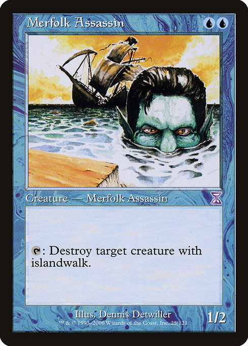 Merfolk Assassin - Time Spiral Timeshifted Special Card