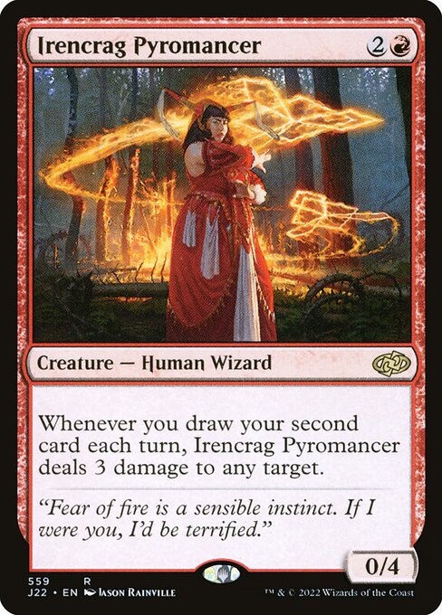 Irencrag Pyromancer - Jumpstart 2022 Rare Card