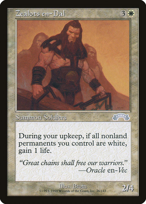 Zealots en-Dal - Exodus Uncommon Card