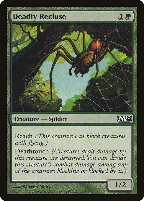 Deadly Recluse - Magic 2010 Common Card