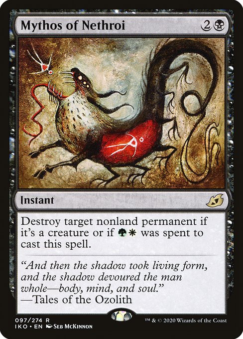 Mythos of Nethroi - Ikoria: Lair of Behemoths Rare Card