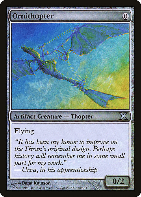 Ornithopter - Tenth Edition Uncommon Card