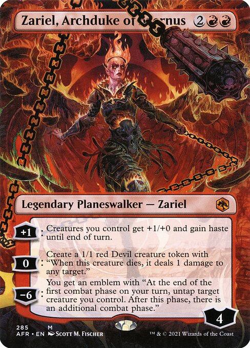 Zariel, Archduke of Avernus - Adventures in the Forgotten Realms Mythic Card